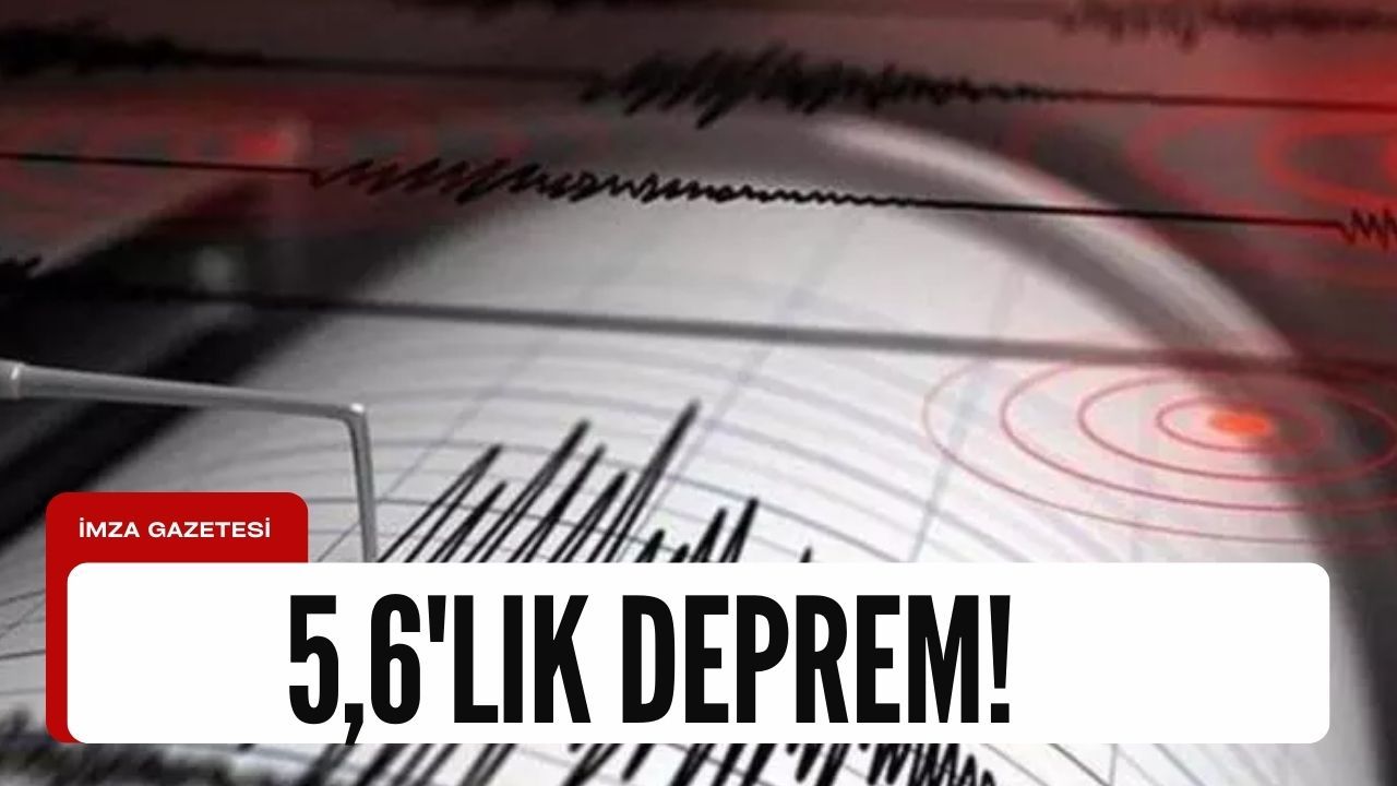 Karabük'te 5,6 büyüklüğünde deprem!