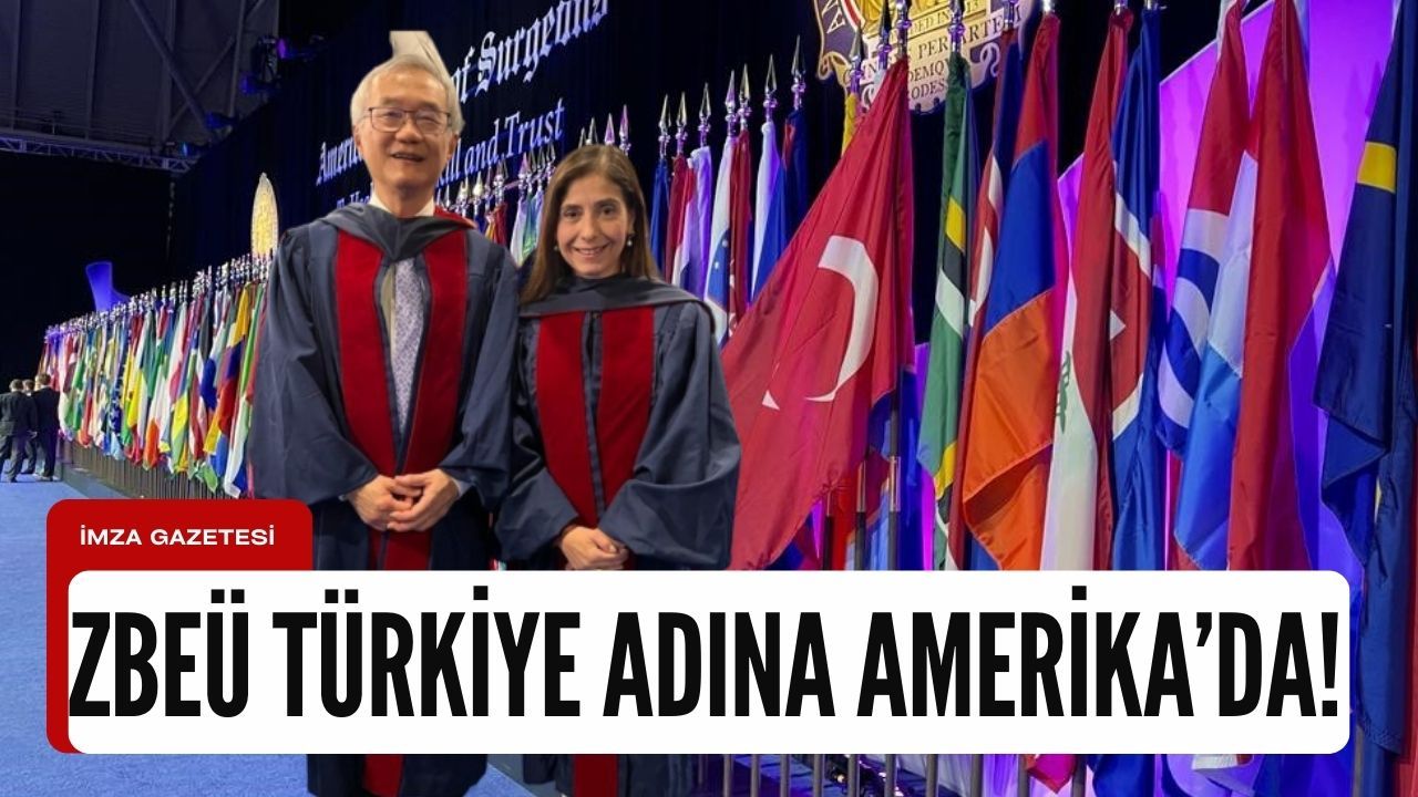 ZBEÜ Amerikan Cerrahlar Kolejinin kongresinde Türkiye'yi temsil etti!