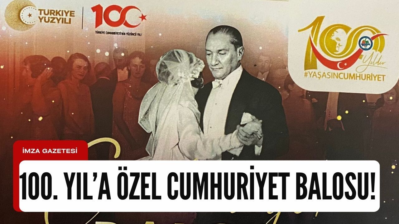 Zonguldak'ın o ilçesinde 100. yıl şerefine Atatürk'ün "Cumhuriyet Balosu"...