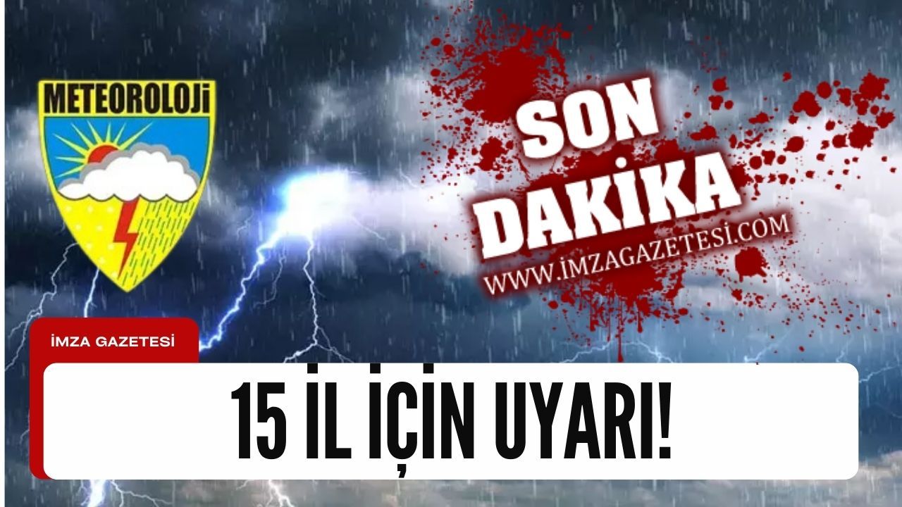 Zonguldak, Karabük, Düzce, Kastamonu, Bolu'ya turuncu, Kocaeli, Bursa, Bartın'a sarı uyarı!
