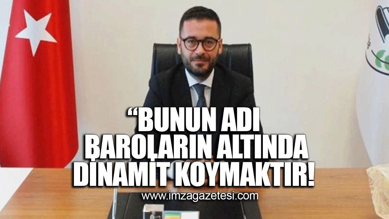 Baro Başkanı Türker Kapkaç'tan çarpıcı açıklamalar!