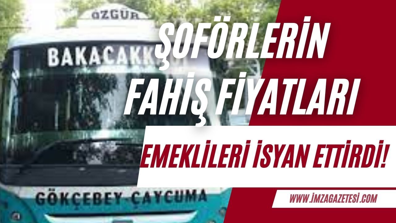 Zonguldak'ta dolmuş şoförlerinin fahiş fiyatları emeklileri isyan ettirdi!