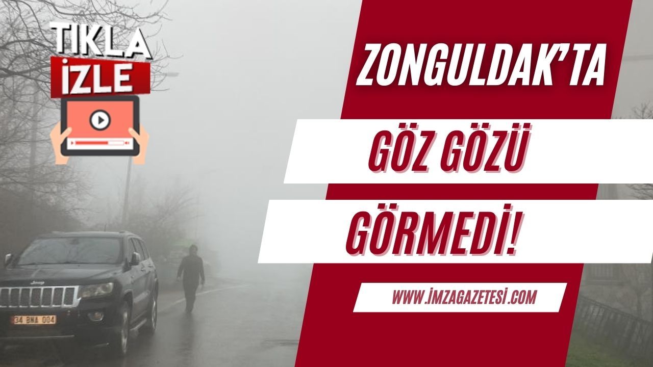 Zonguldak'ta sis ve soğuk hava etkili oldu