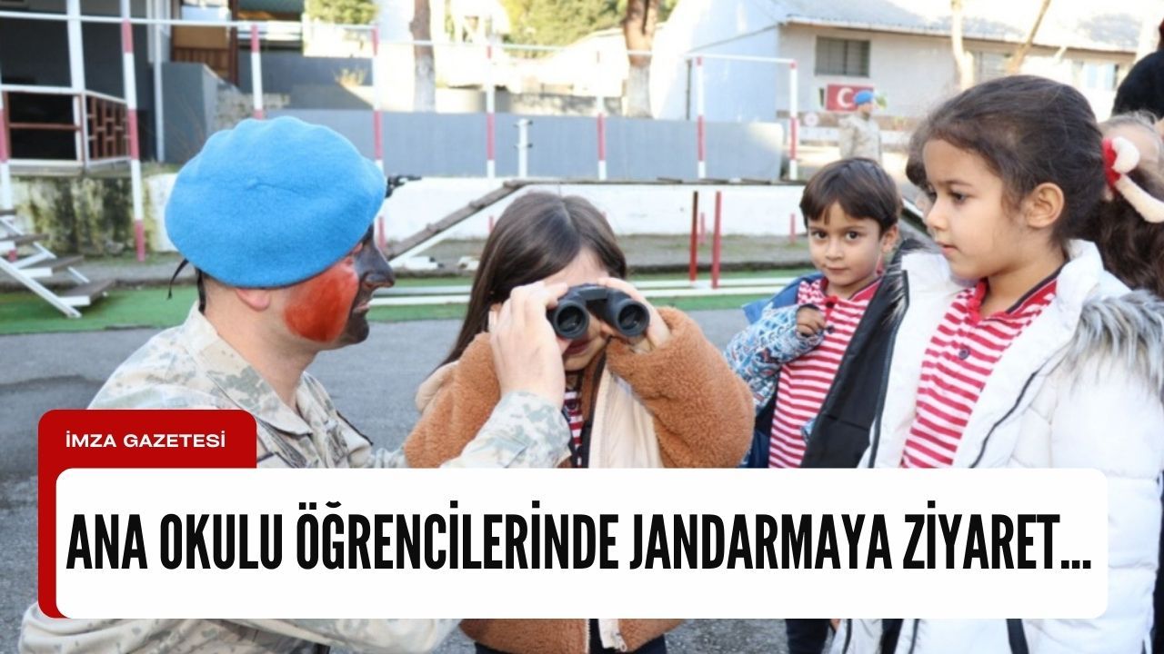 TED Zonguldak Koleji Ana Okulu Öğrencileri, Jandarma Komutanlığı'nı Ziyaret Etti
