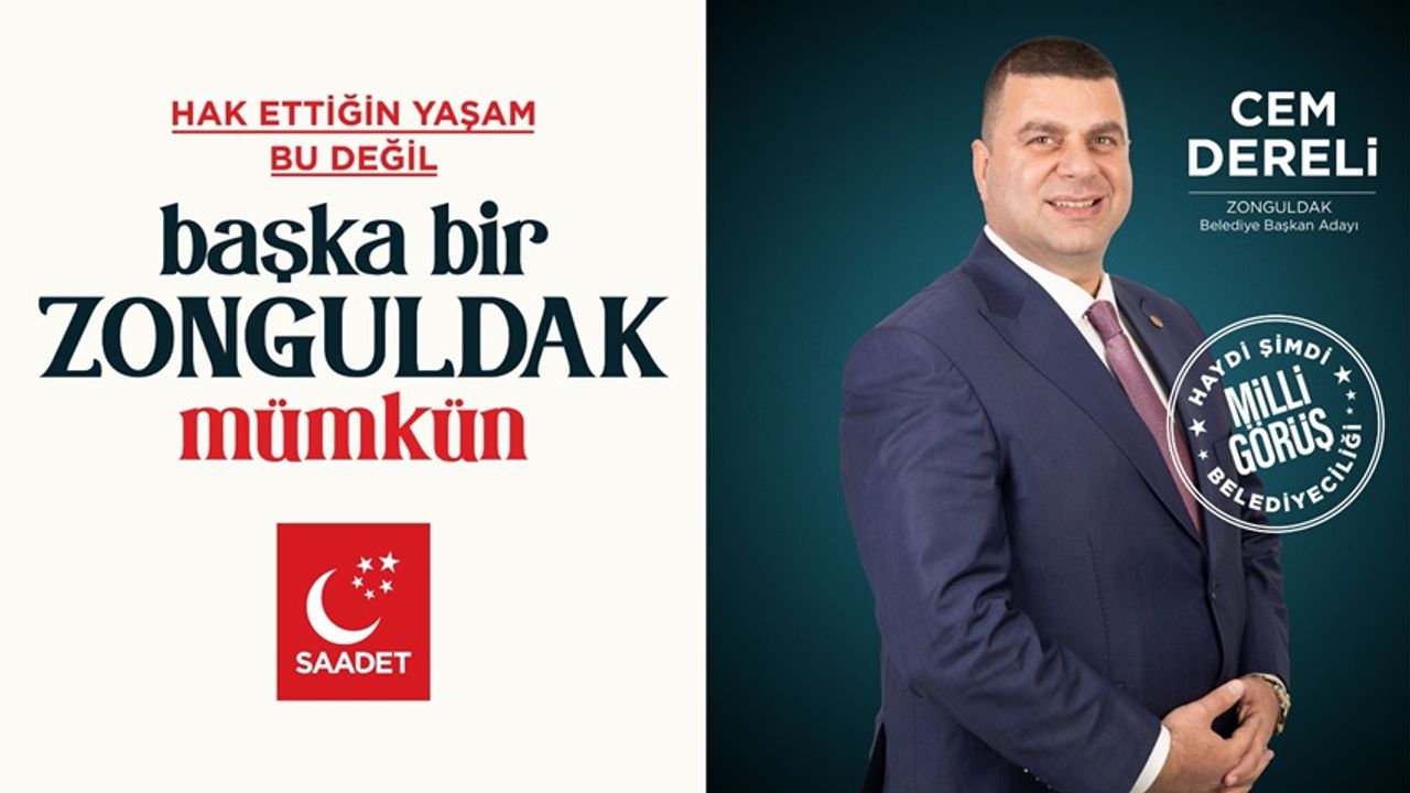 Saadet Partisi Zonguldak Belediye Başkan Adayı Cem Dereli kimdir?