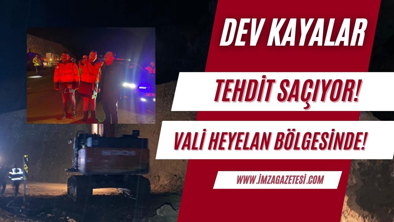 Zonguldak-Ankara Yolunda Dev Kayalar Tehdit Ediyor: Heyelan Son Anda Faciayı Önledi!