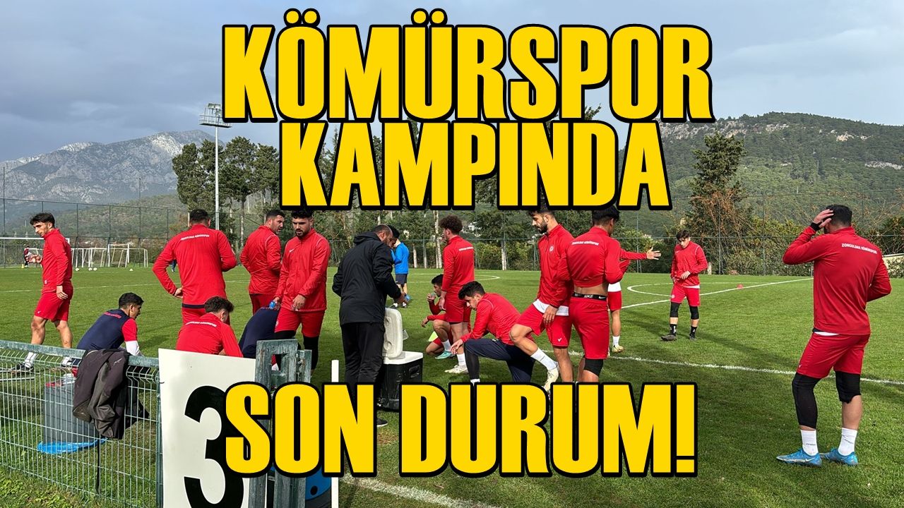 Zonguldak Kömürspor'un Antalya kampında son durum! Kaleci ve Santrafor...
