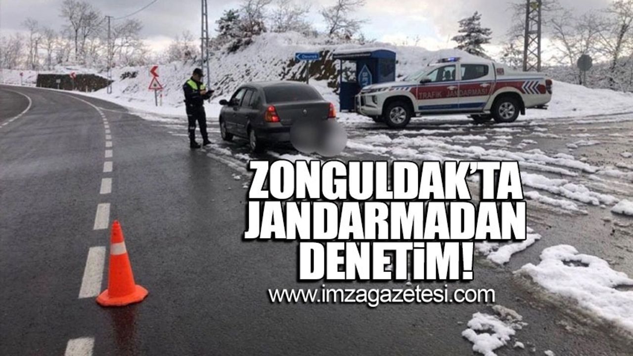 Zonguldak'ta Jandarma'dan denetim!