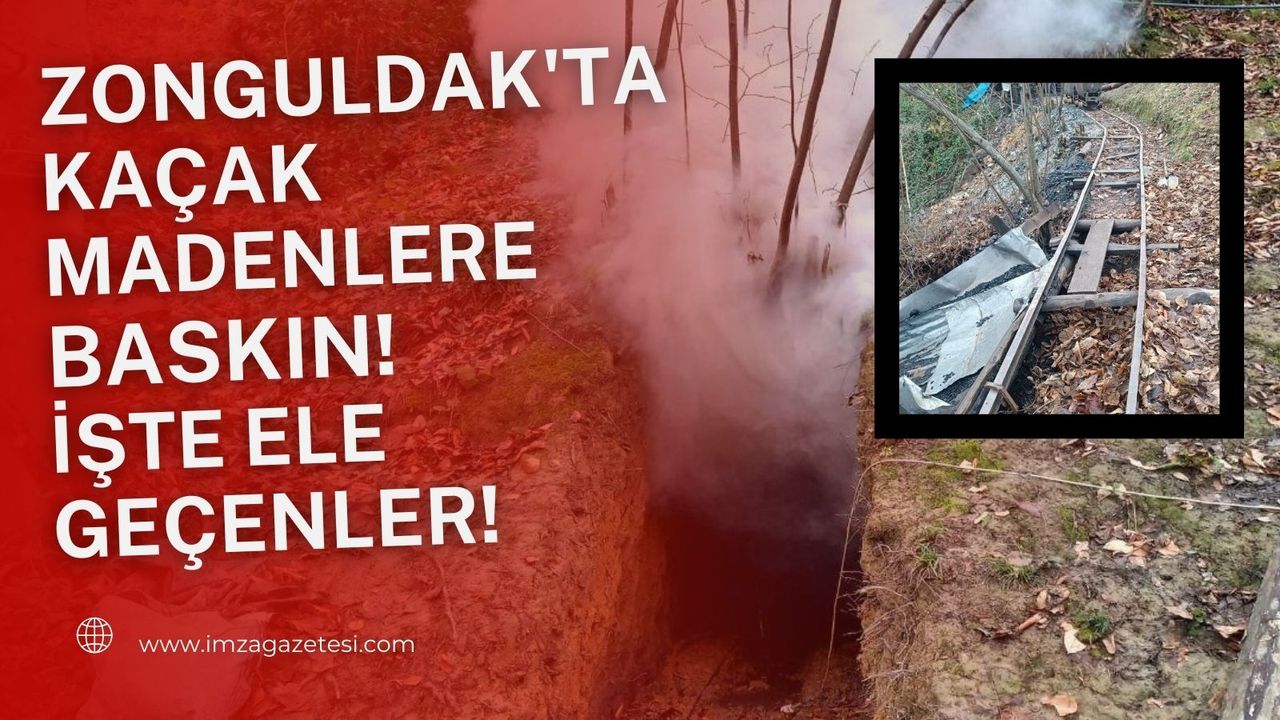 Zonguldak'ta Kaçak Madenlere Baskın! Vinçten Kömüre, Jandarmanın Şok Operasyonu!