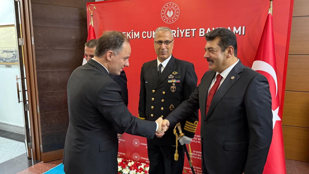 29 Ekim Cumhuriyet Bayramı Tebrikat Töreni Gerçekleştirildi...