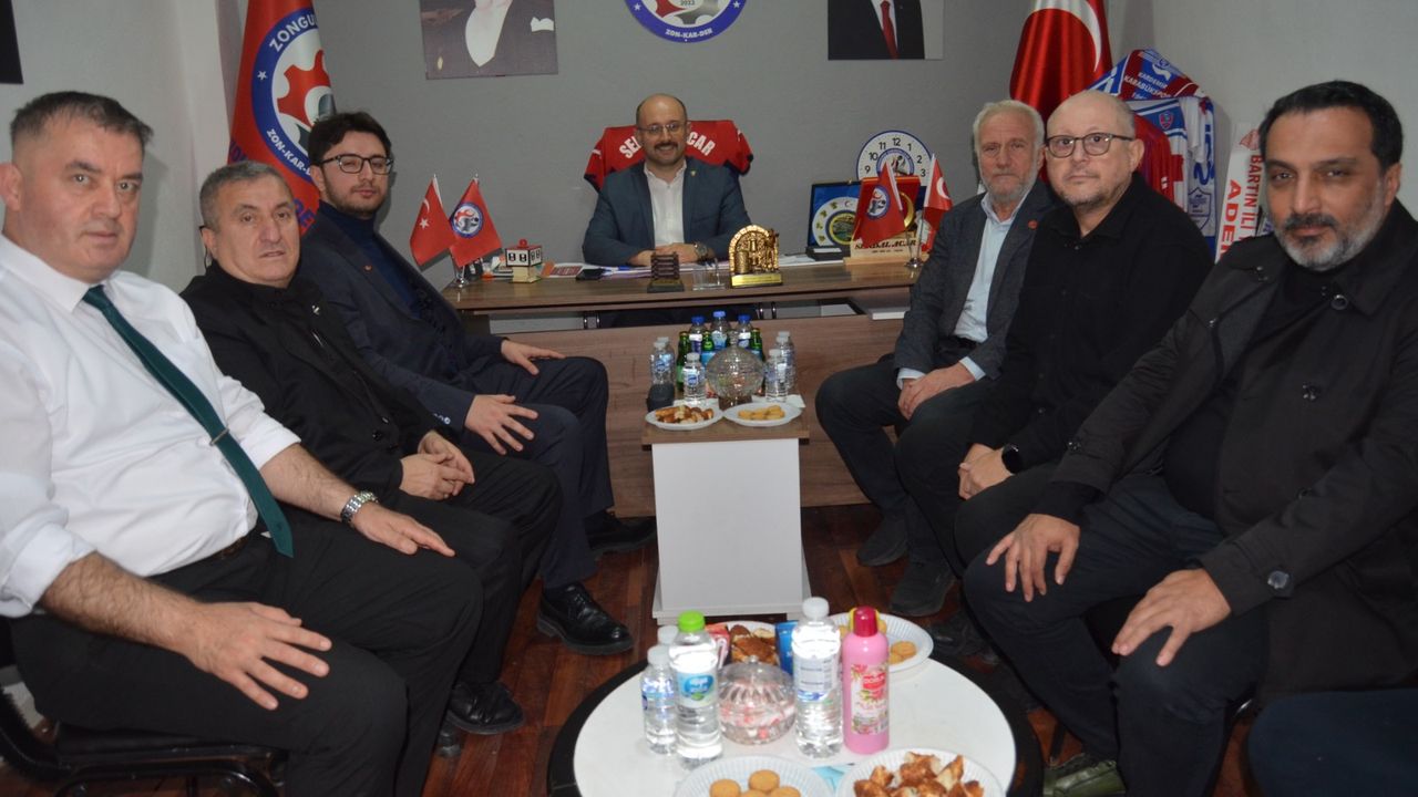 Necdet Sarı Seçildikten Sonra İlk Ziyareti Zon Kar Der'e Yaptı
