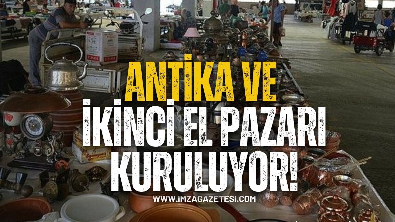 Devrek’te Antika ve İkinci El Pazarı Kuruluyor...