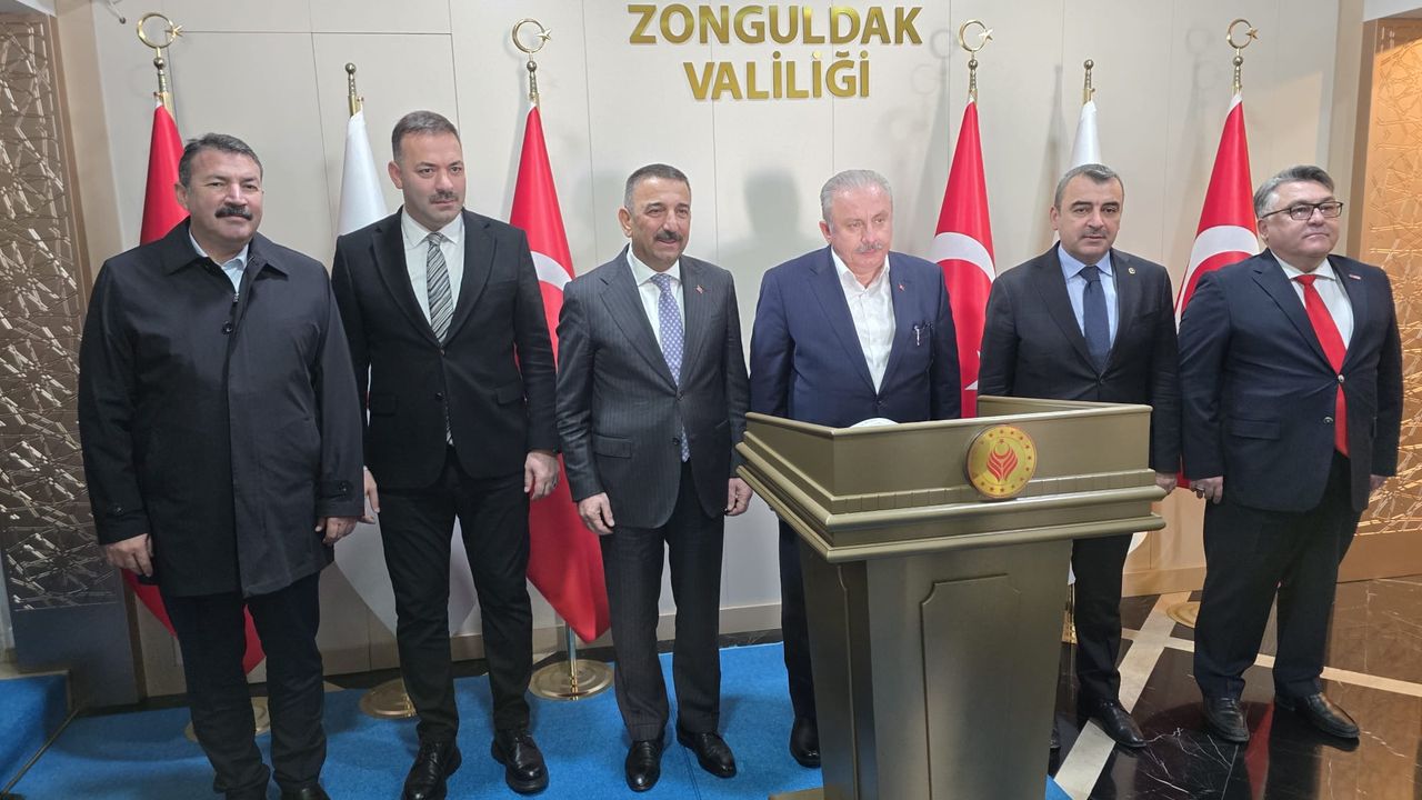 Önceki Dönem TBMM Başkanı Mustafa Şentop Zonguldakta!