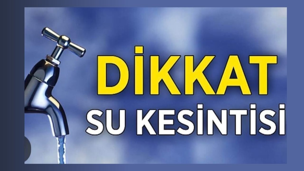 Başkan'dan Özür'lü su kesintisi açıklaması!