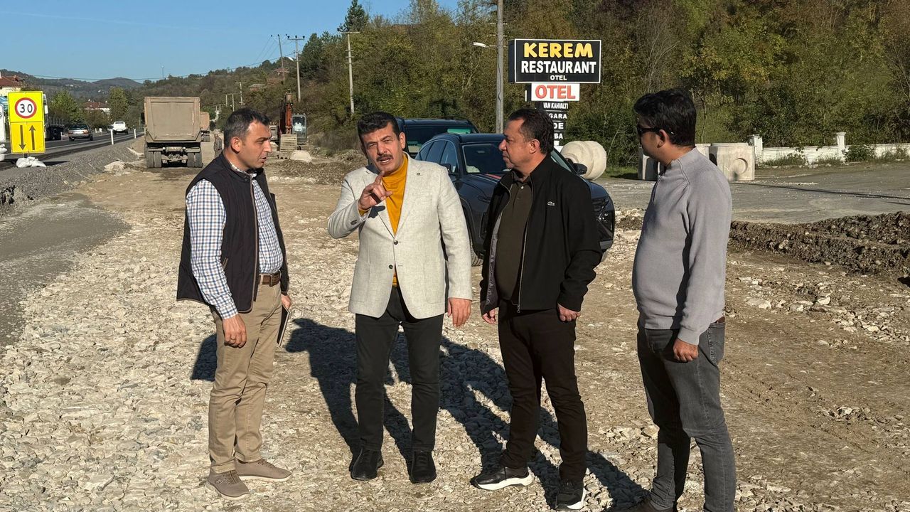 Zonguldak Devrek Karayolunda Çalışmalar Tüm Hızıyla Sürüyor...