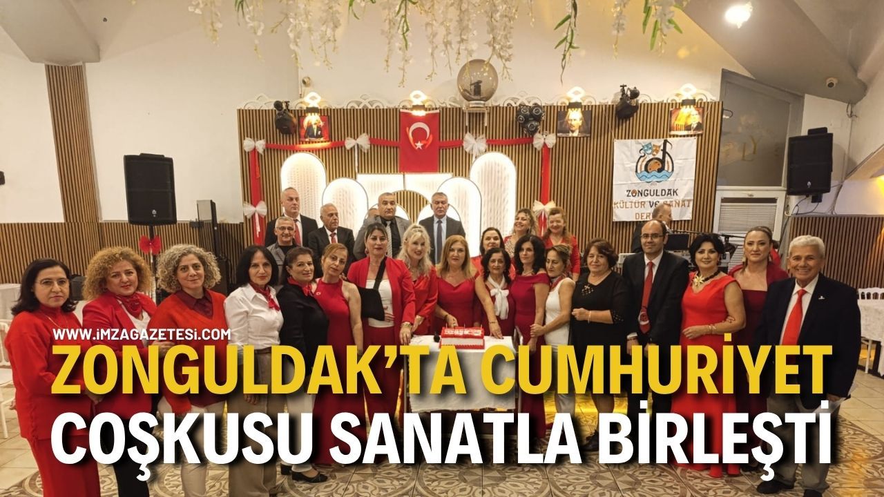 Zonguldak’ta Cumhuriyet Coşkusu Sanatla Birleşti