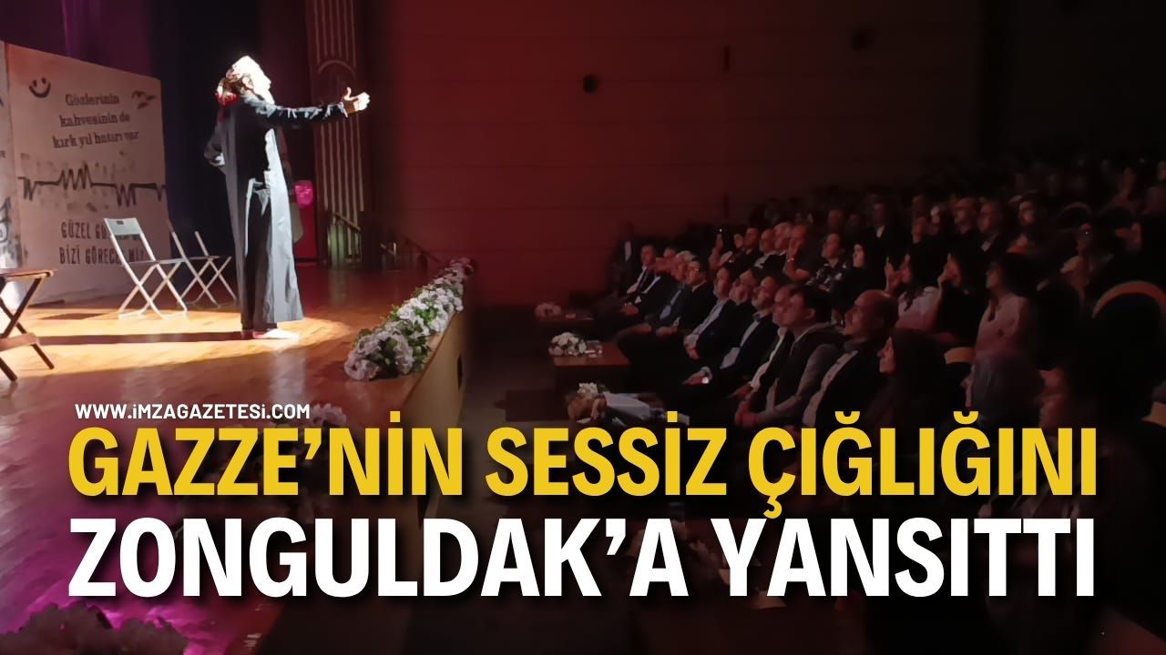 Gazze’nin Sessiz Çığlığını Zonguldak'a Yansıttı!