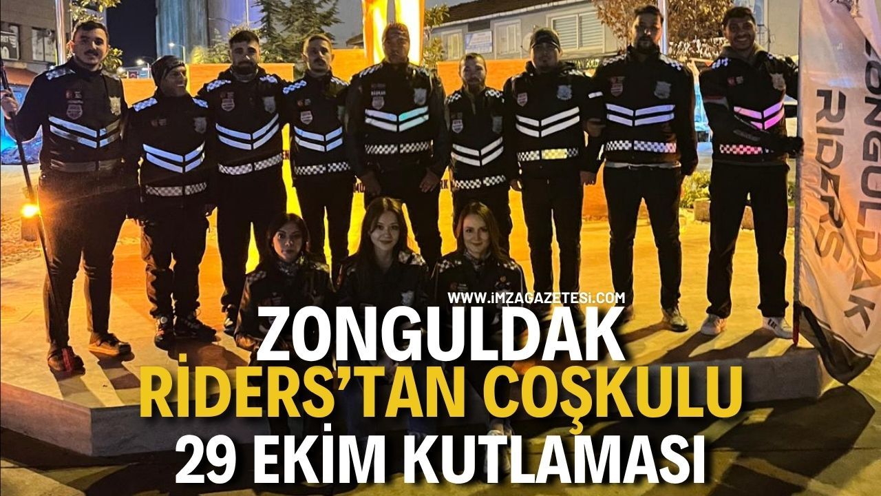 Zonguldak Riders’tan Coşkulu 29 Ekim Kutlaması