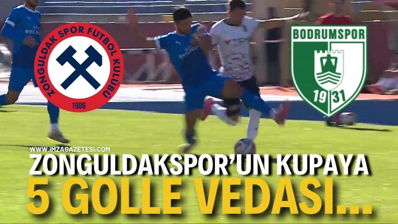 Zonguldakspor'un Kupaya 5 Golle Vedası...
