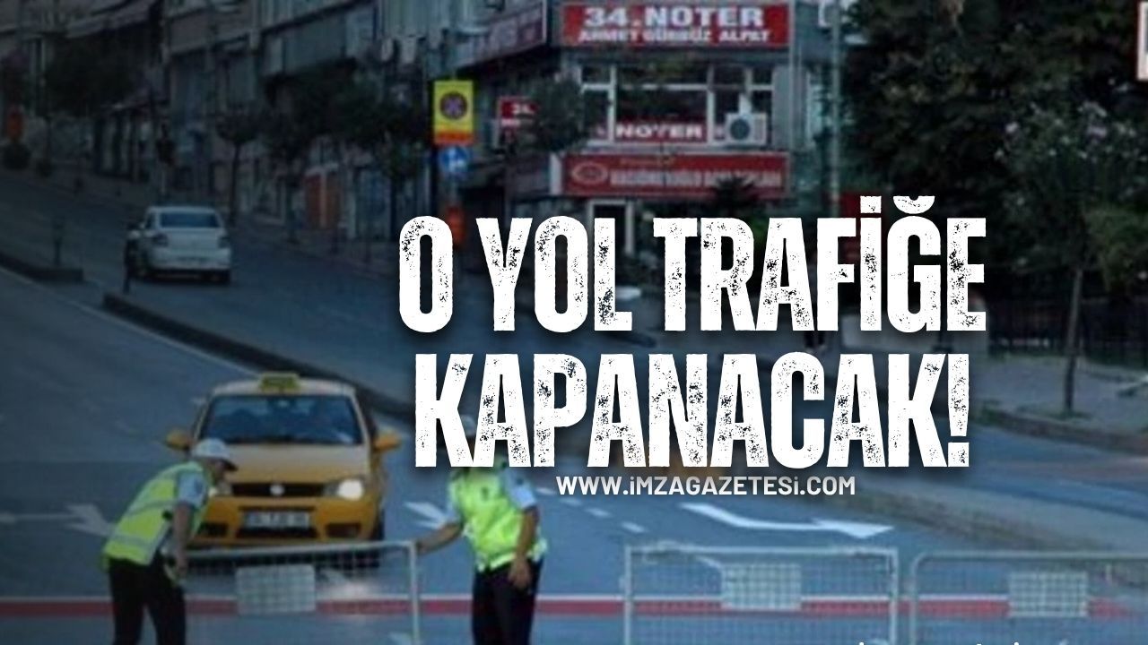 Kilimli Belediyesi duyurdu! O yol trafiğe kapalı olacak!