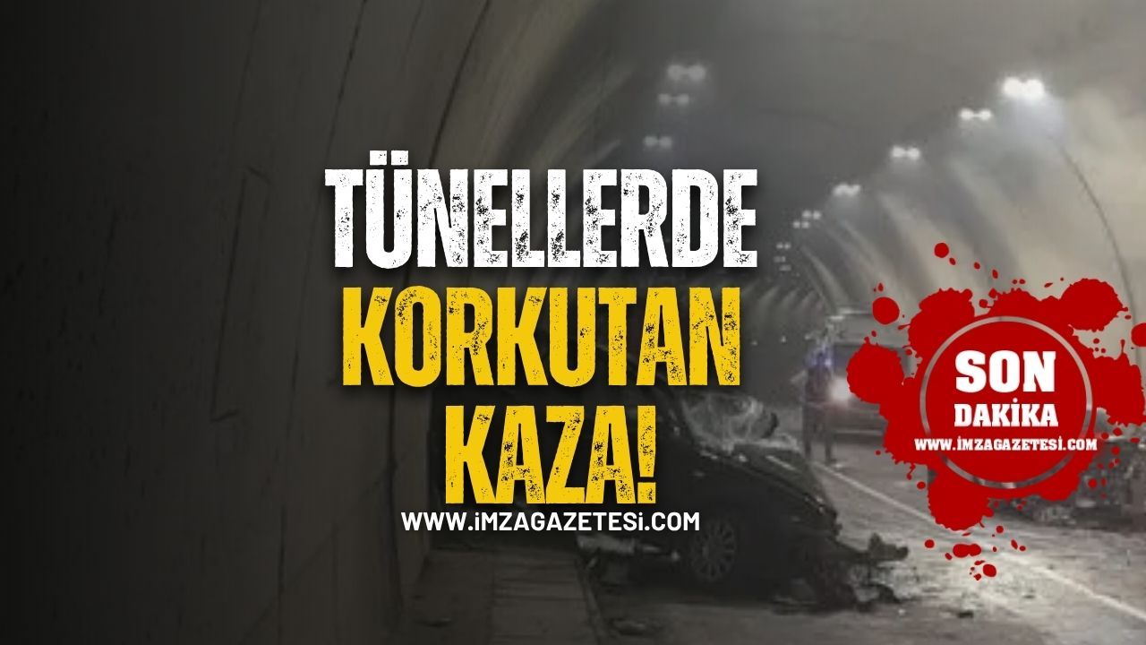 Zonguldak-Kozlu Yolunda Tünellerde Kaza!