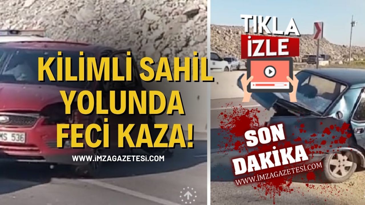 Kilimli Sahil Yolunda Feci Kaza!