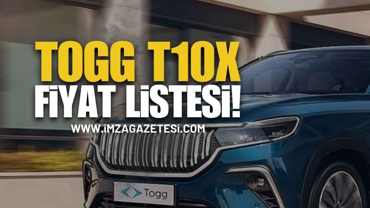 Togg T10X 2026 Fiyat Listesi Güncel