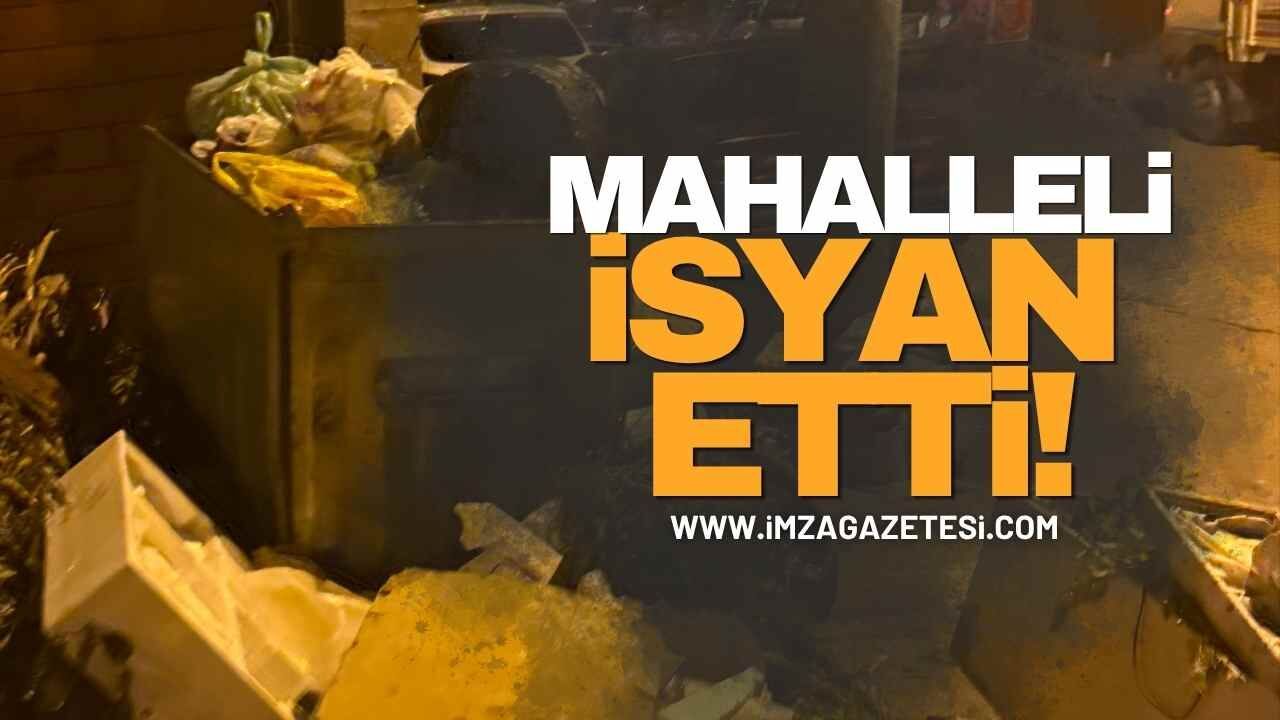 Bahçelievler’deki çöp krizi Soğuksu’ya taştı! Mahalleli isya