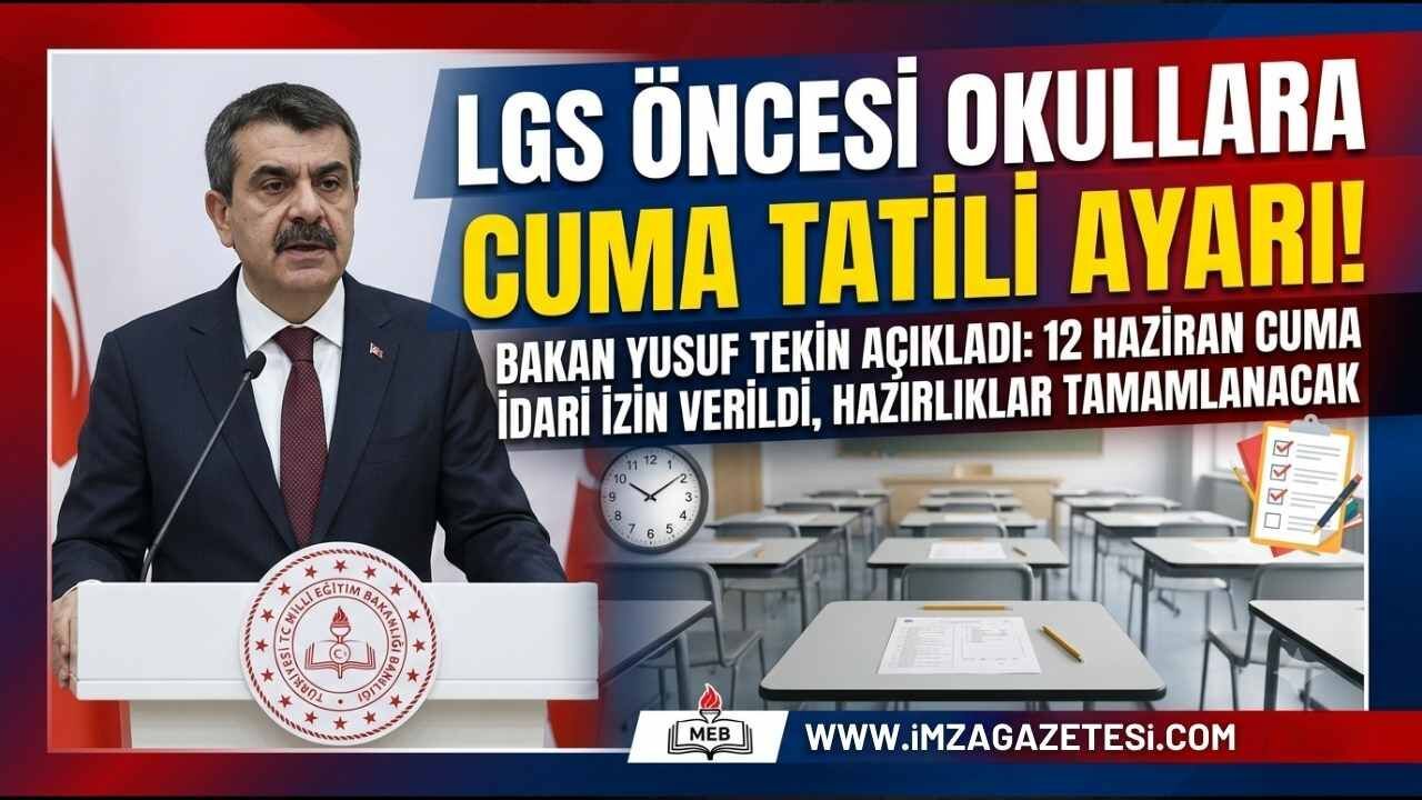 Cuma Günün Okullar Tatil!
