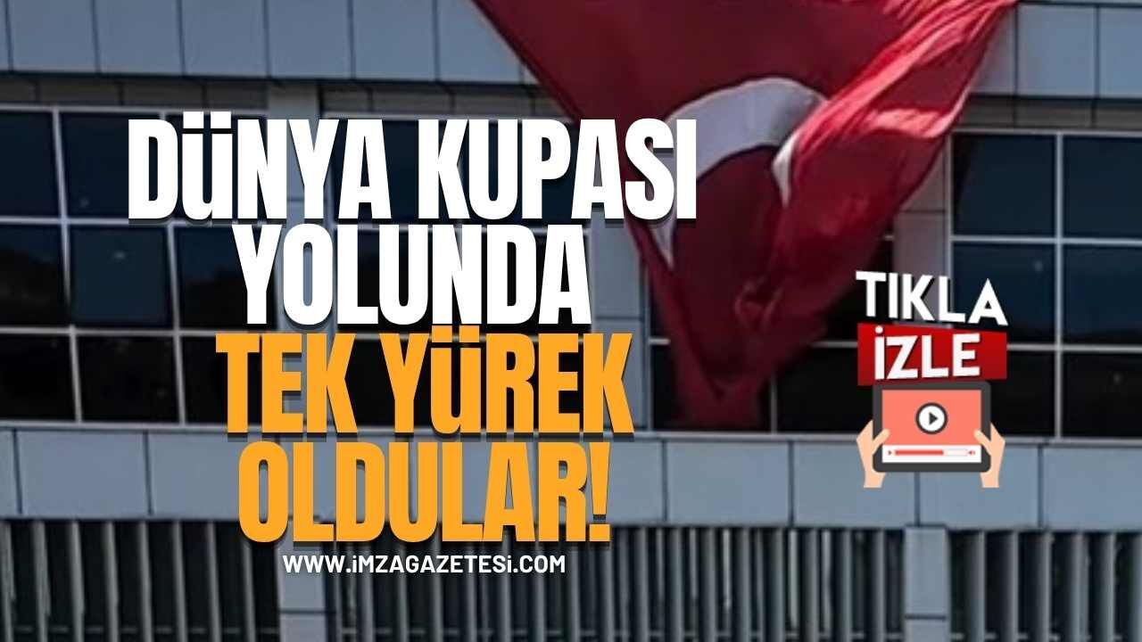 Zonguldak’tan A Milli Takım’a Destek Mesajı! Dünya Kupası Yo