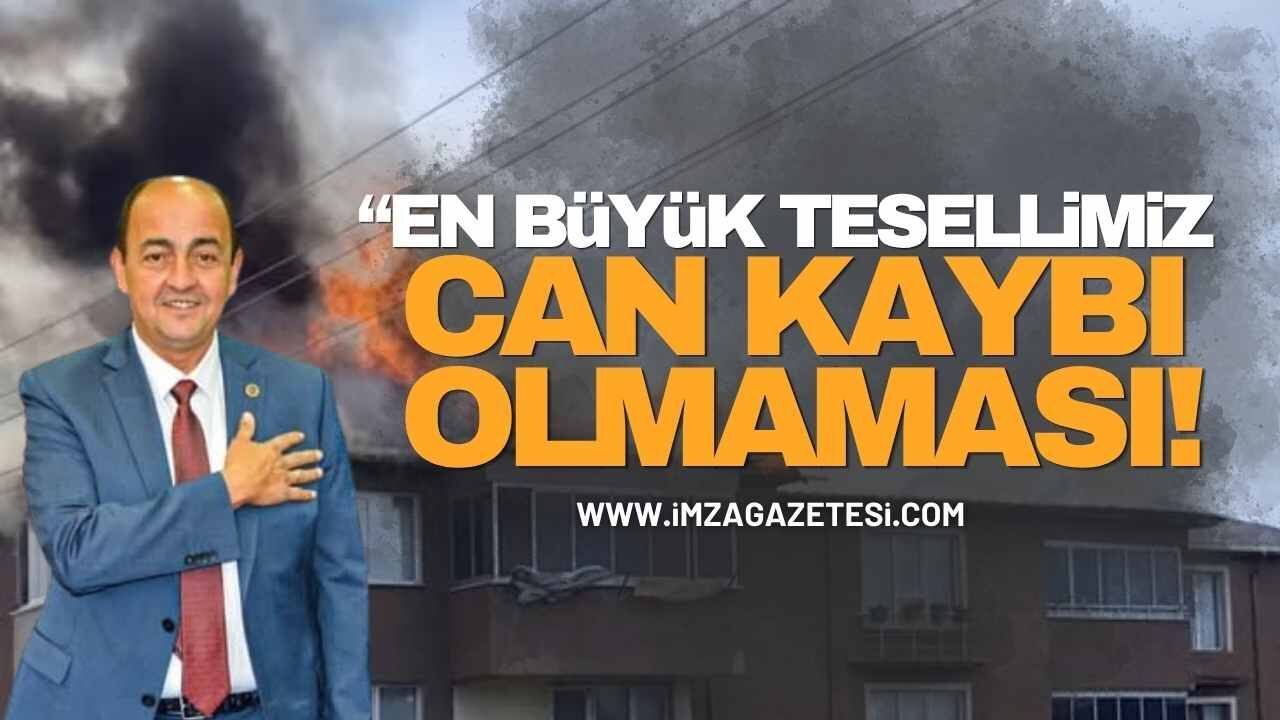 Eski Başkanın Apartmanında Çatı Yangını: "En Büyük