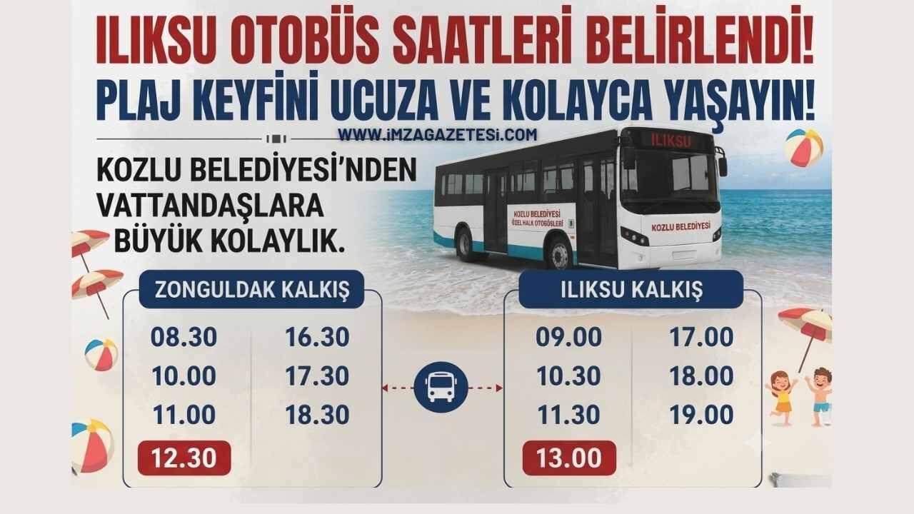 Ilıksu Otobüs Seferleri Başlıyor!