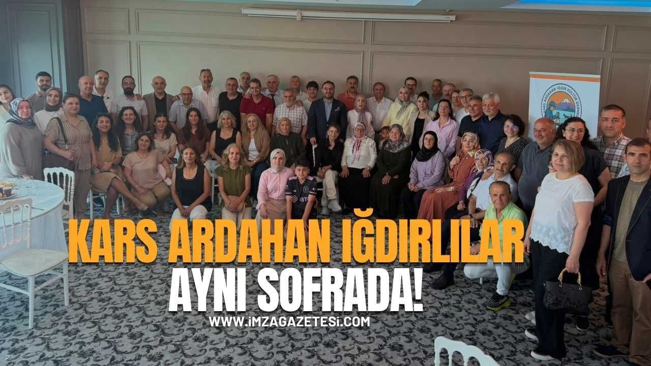 Kars, Ardahan ve Iğdırlılar Zonguldak'ta Aynı Sofrada Buluşt