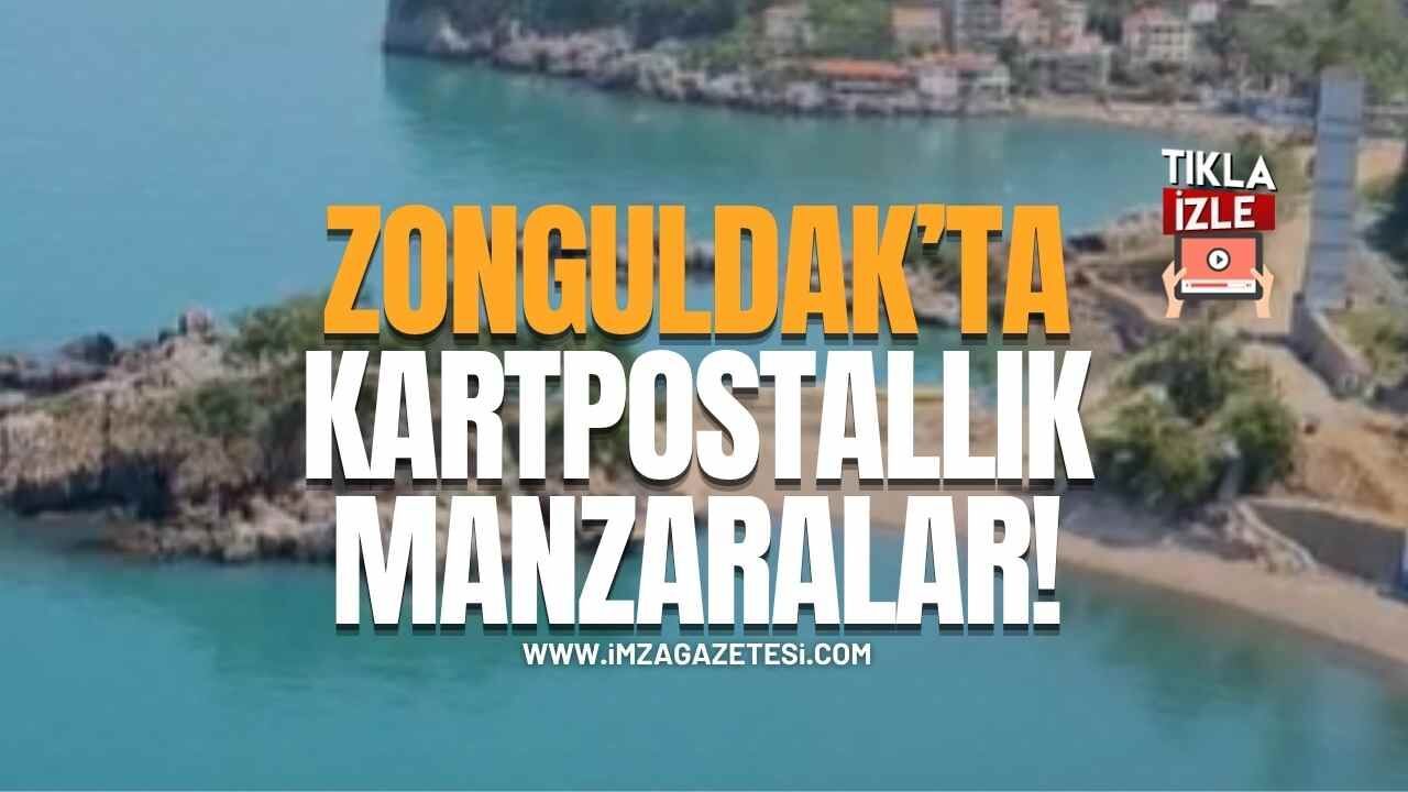 Zonguldak’ta Deniz Turkuaza Büründü! Ortaya Kartpostallık Ma