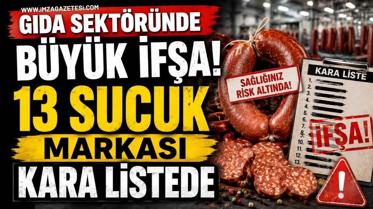 Gıda Sektöründe Büyük İfşa! 13 Sucuk Markası Kara Listede