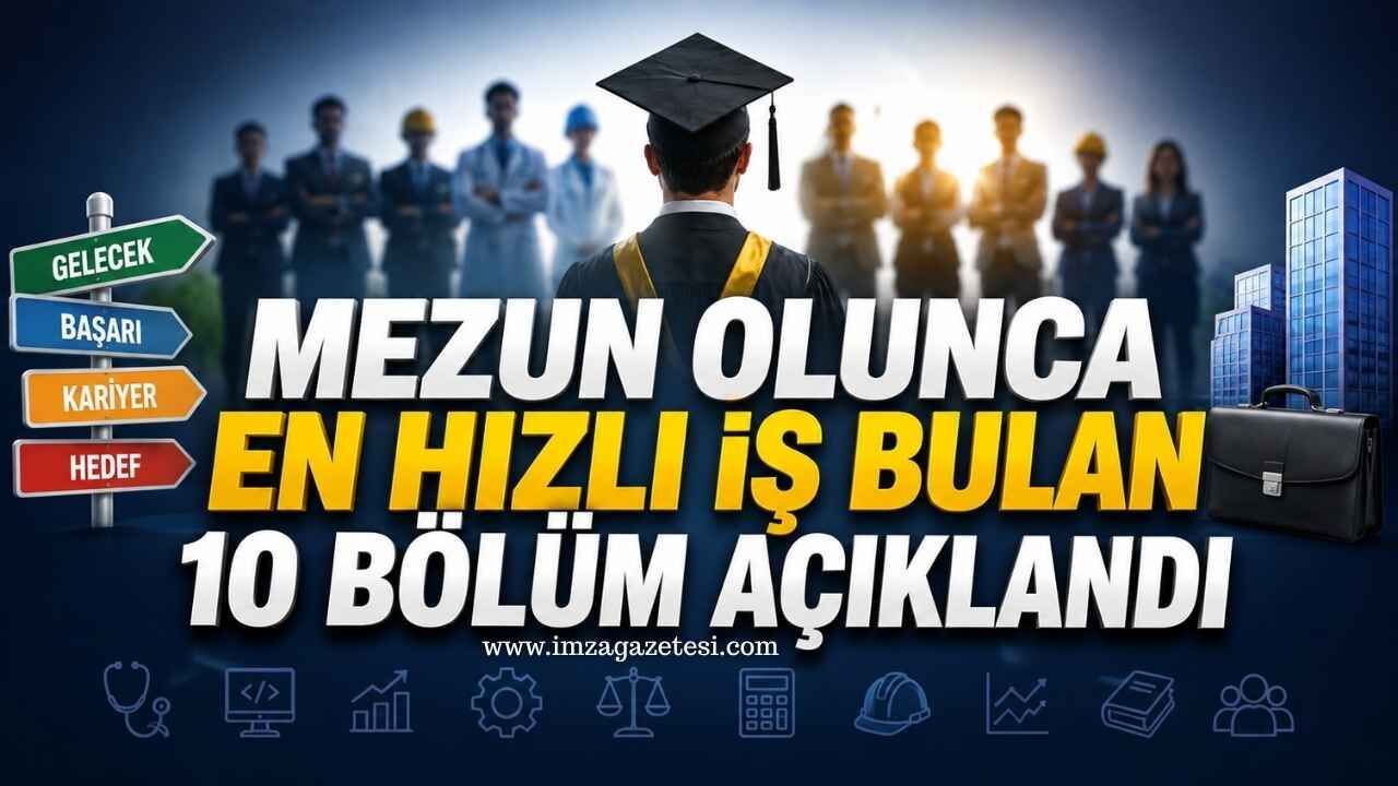 Mezun Olunca En Hızlı İş Bulan 10 Bölüm Açıklandı: TÜİK Listeyi Duyurdu