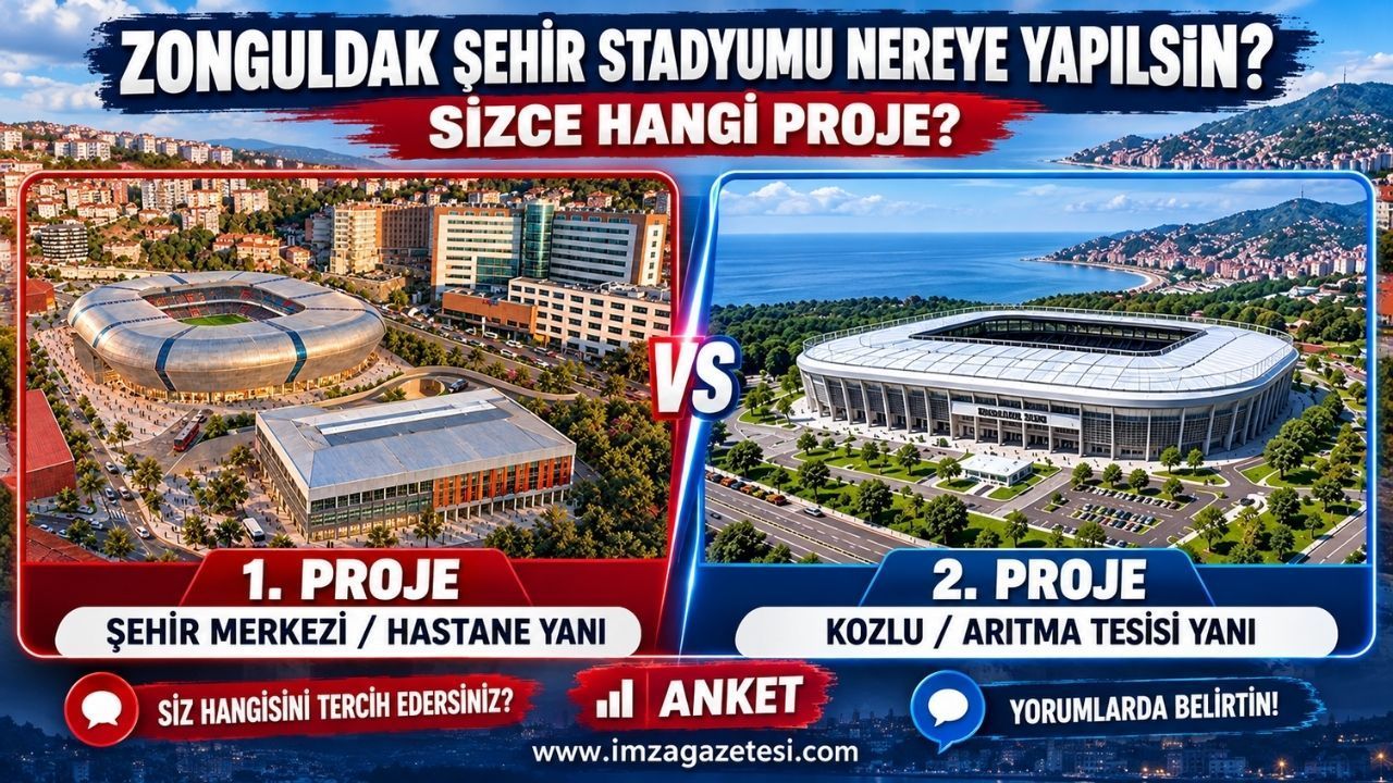 Zonguldak Şehir Stadyumu Nereye Yapılsın? Sizce Hangi Proje?