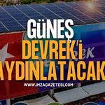 Güneş Devrek'i Aydınlatacak!