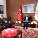 Prof. Dr. İsmail Hakkı Özölçer’den Vali Osman Hacıbektaşoğlu’na Veda Ve Nezaket Ziyareti