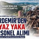 Türkiye’nin ilk demir-çelik fabrikası KARDEMİR, Personel Alacak! İşte Şartlar!