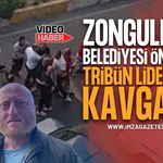 Zonguldak Belediyesi Önünde Kavga: Tribün Liderleri ve Belediye Personeli Birbirine Girdi!