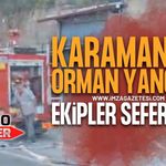 Zonguldak Karaman'da Korkutan Orman Yangını: Ekipler Olay Yerinde!