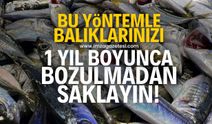 Bu yöntemle balıklarınızı bozulmadan 1 yıl boyunca saklayın!