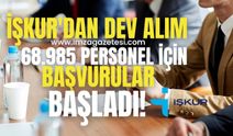 İŞKUR, 81 ilde KPSS şartsız 68.985 personel alımı yapacak!