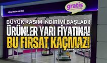 Gratis'in Kasım İndirimlerinde Büyük Yoğunluk!
