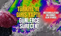 Meteoroloji'den Kritik Uyarı! "Önleminizi Alın,Günlerce Sürecek, Türkiye'ye Giriş Yaptı!"