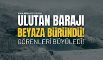 Zonguldak Ulutan Barajı Kar Manzaralarıyla Büyüledi!