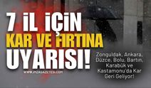 Zonguldak, Ankara, Düzce, Bolu, Bartın, Karabük ve Kastamonu’da Kar Geri Geliyor!