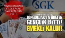 SGK Verilerinde Alarm Çanları: Zonguldak Dahil 6 İlde Emekli Sayısı Çalışanı Geçti!