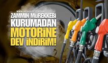 Zammın Mürekkebi Kurumadan Motorine Dev İndirim!